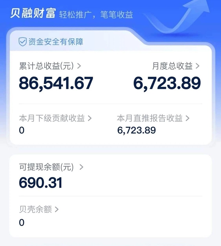 贝融助手注册代理最新方法：操作简单，推广信用报告月入过万技巧